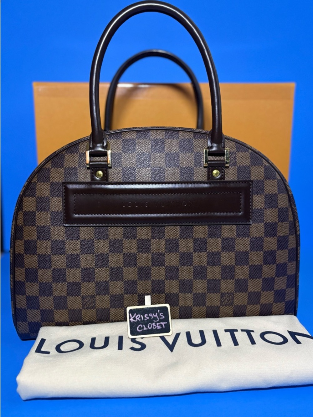 💯 Authentic Louis Vuittton Damier Ebene Nolita W/ Complete Inclusion